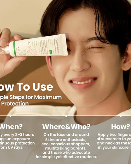 Complete No-Stress Physical Sunscreen SPF50+