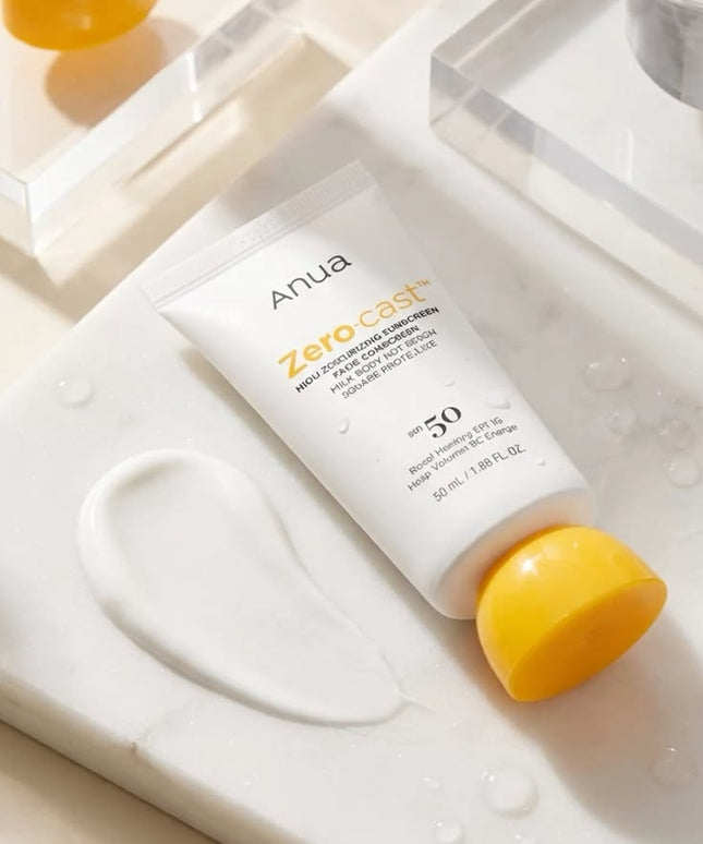 Anua Zero-Cast Moisturizing Finish Sunscreen