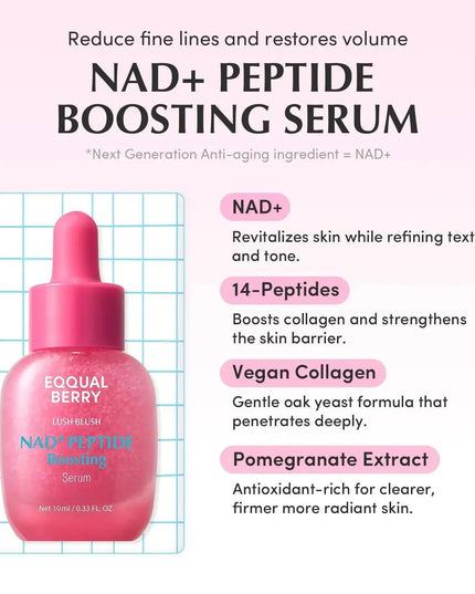 EQQUALBERRY NAD+ PEPTIDE BOOSTING SERUM