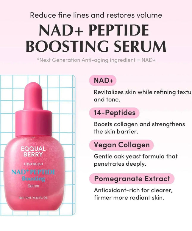 EQQUALBERRY NAD+ PEPTIDE BOOSTING SERUM